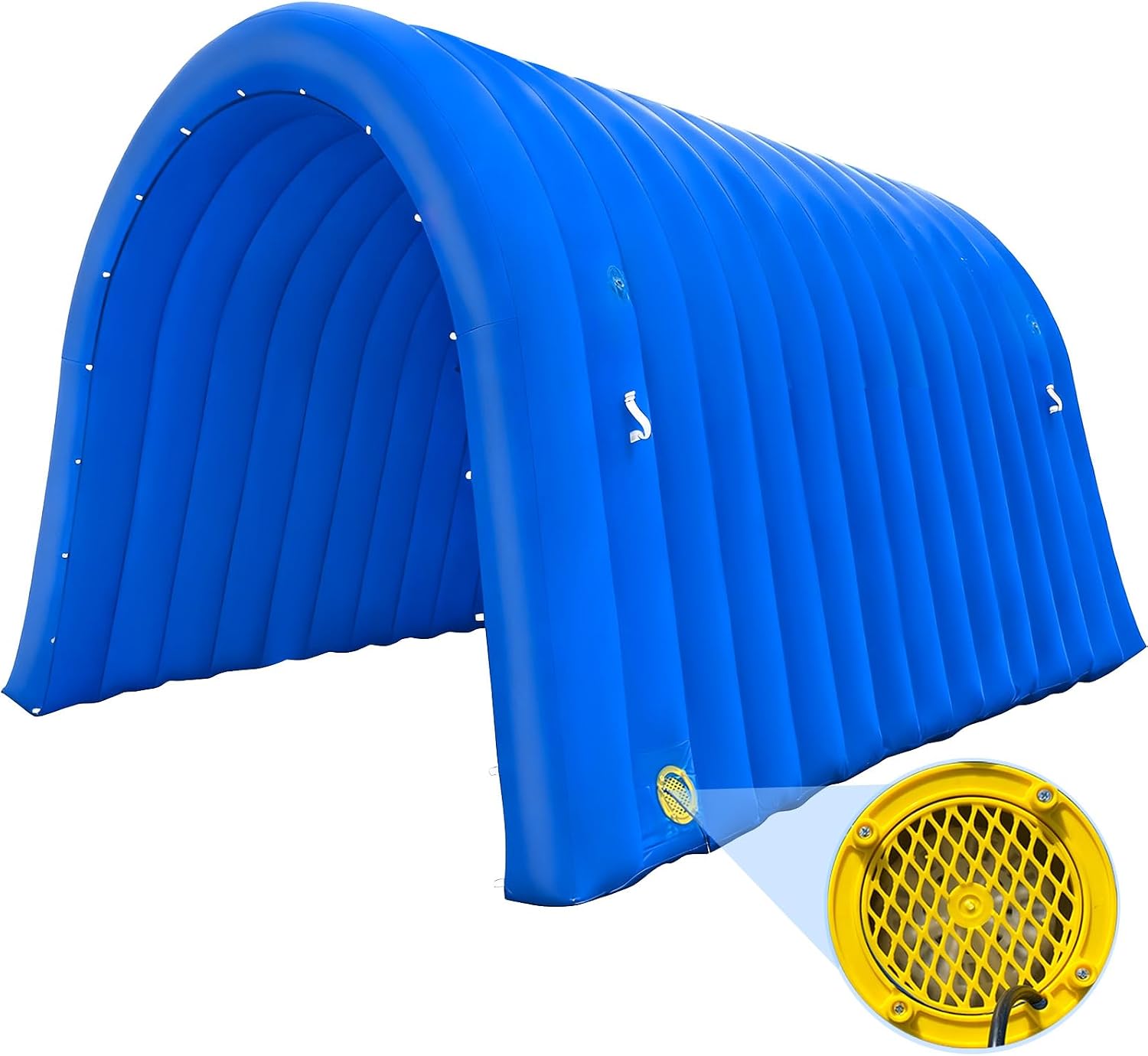 Inflatable Sports Tunnel Entrance 16x10x10FT Blue, Built-in Blower – Event Infla