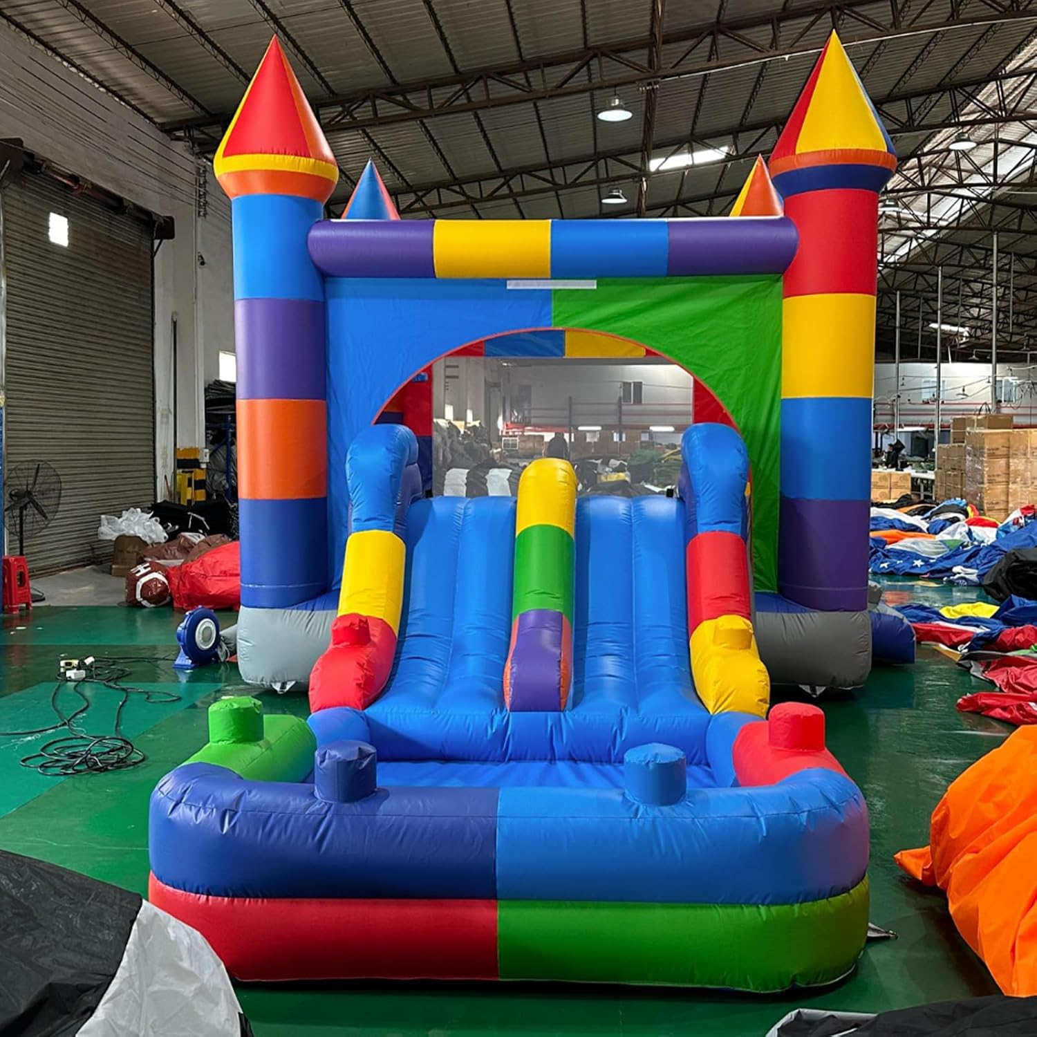 Inflatbale Castle Bounce House, Commercial PVC Inflatable Bounce Slide, Blow-Up 